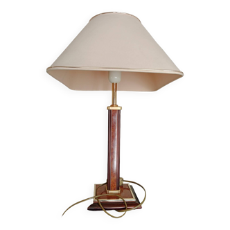 Assembly Lamp and Its Original Lampshade - Robert Schuytener. H Total 58 cm