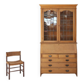 Bibliothèque secrétaire anglaise Arts&Crafts 1910