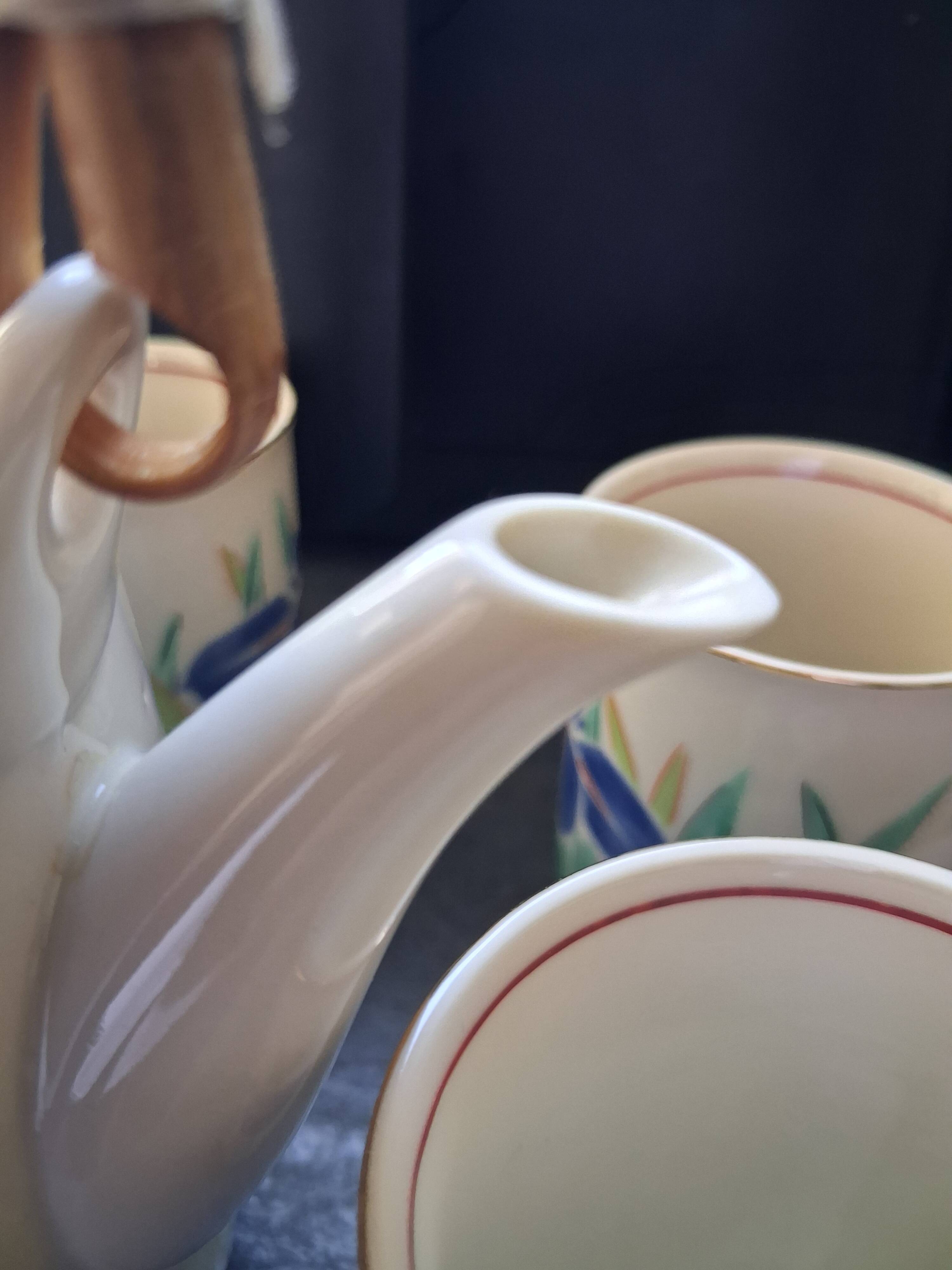 Japanese service iris Kozan-Gama from Mino