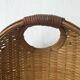 Woven rattan basket, for placing or hanging.