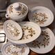 Saint Amand earthenware dishes and tureen set