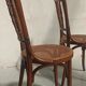 Set of 6 W. Baumann & Cie bistro chairs, 20's