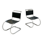 Pair of chair MR10 Mies van der rohe