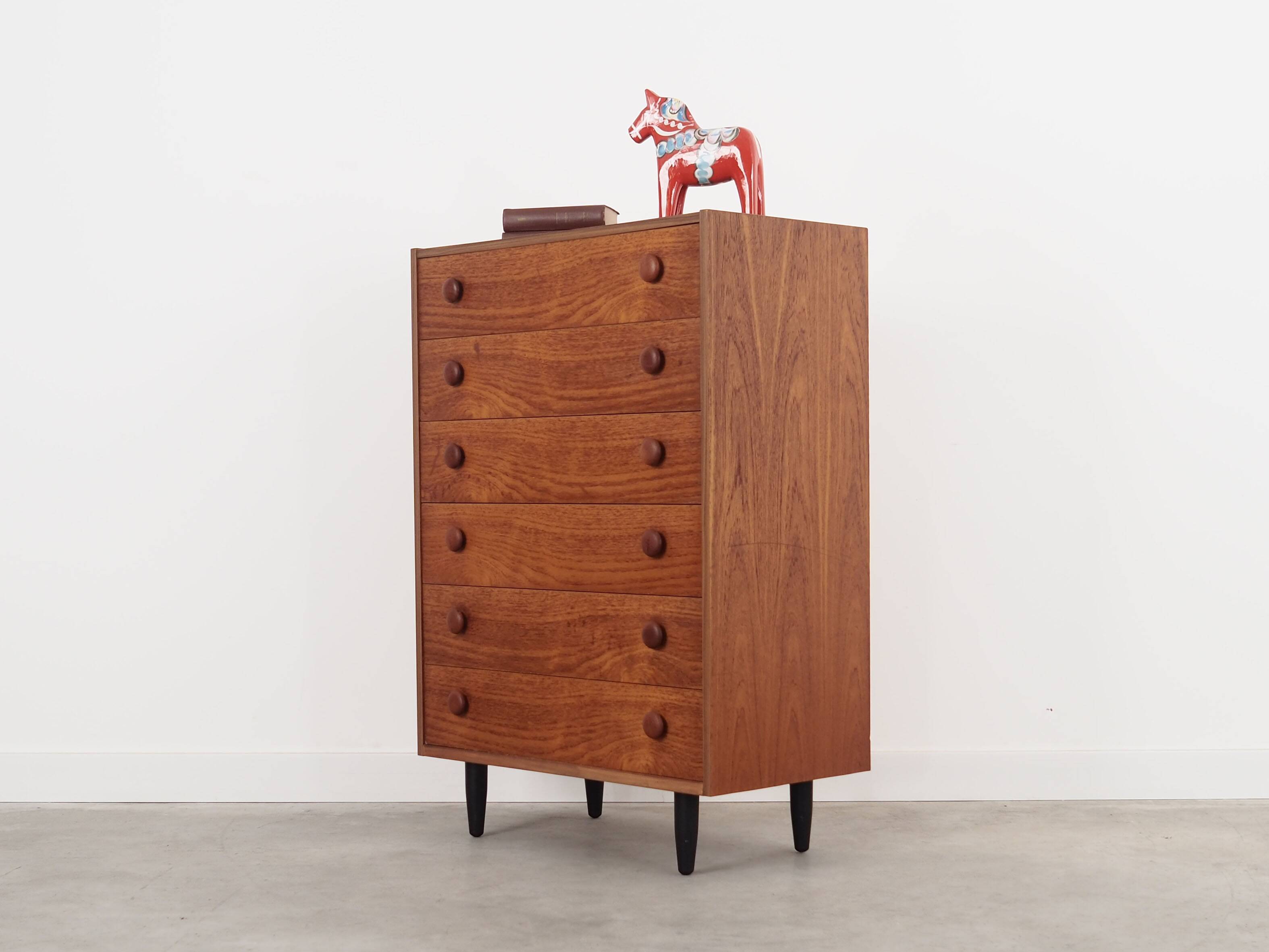 Teak chest of drawers, Danish design, 60s, made in Denmark