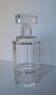 Cut crystal carafe Czechoslovakia