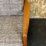 60s 70s teak sofa 2 seater couch J. Kristensen Danish Denmark Design 60s 70s