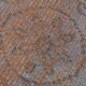 Slate Blue & Taupe Decorative Turkish Vintage Carpet Rug, 176x279 Cm