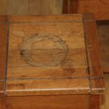Oak stool/bedside table reconstruction