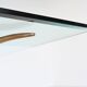 Unique sculptural dining table in bronze and glass, Belgium 1970.