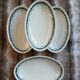 4 antique dishes in ironstone from Badonviller