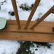Plant holder side table formica vintage 60s