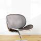 Chaise pivotante Herbert Ohl "O-Line" pour Wilkhan, 1982