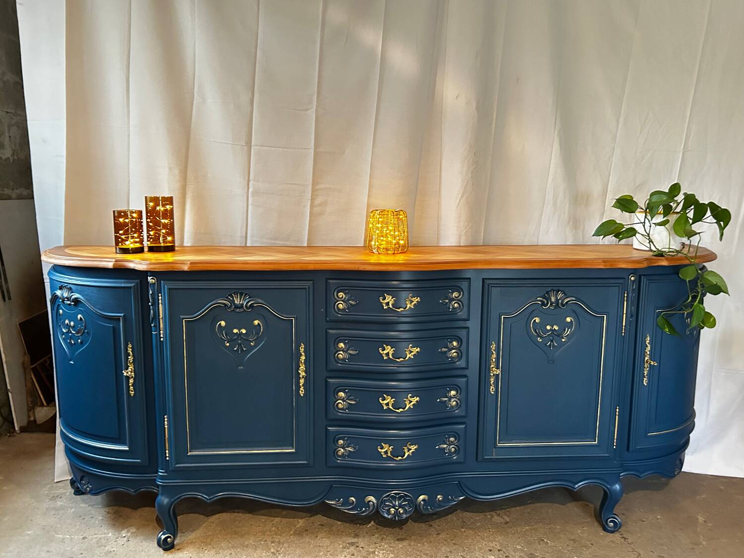 Regency cherry sideboard