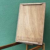 Scandinavian teak rolling trolley