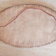 Old oval mirror, shabby chic