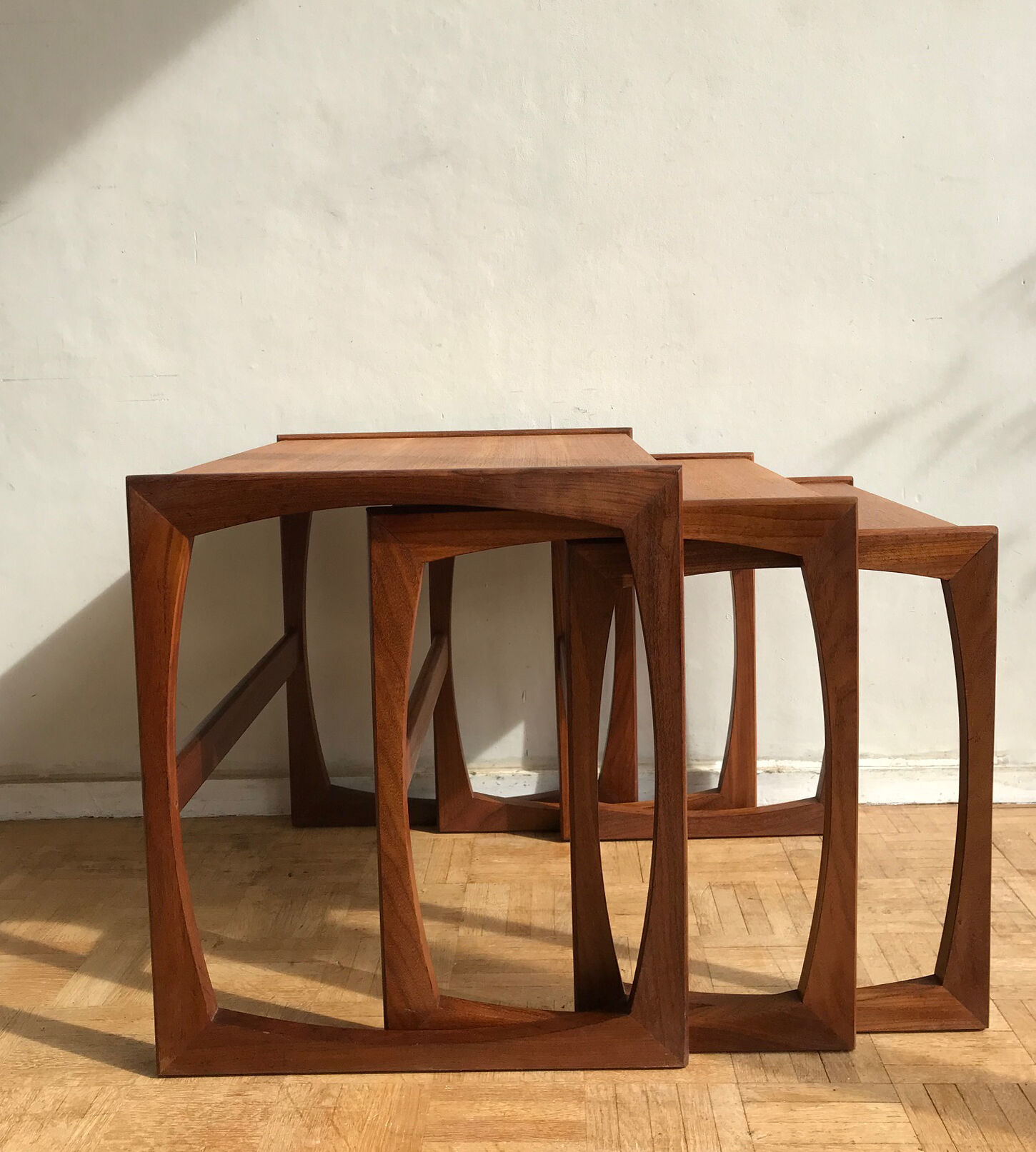 Pull-out tables G Plan - teak - 1960s