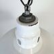 Industrial White Enamel Factory Pendant Lamp from Abolite, 1960s