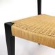 Scandinavian wooden and rope chairs