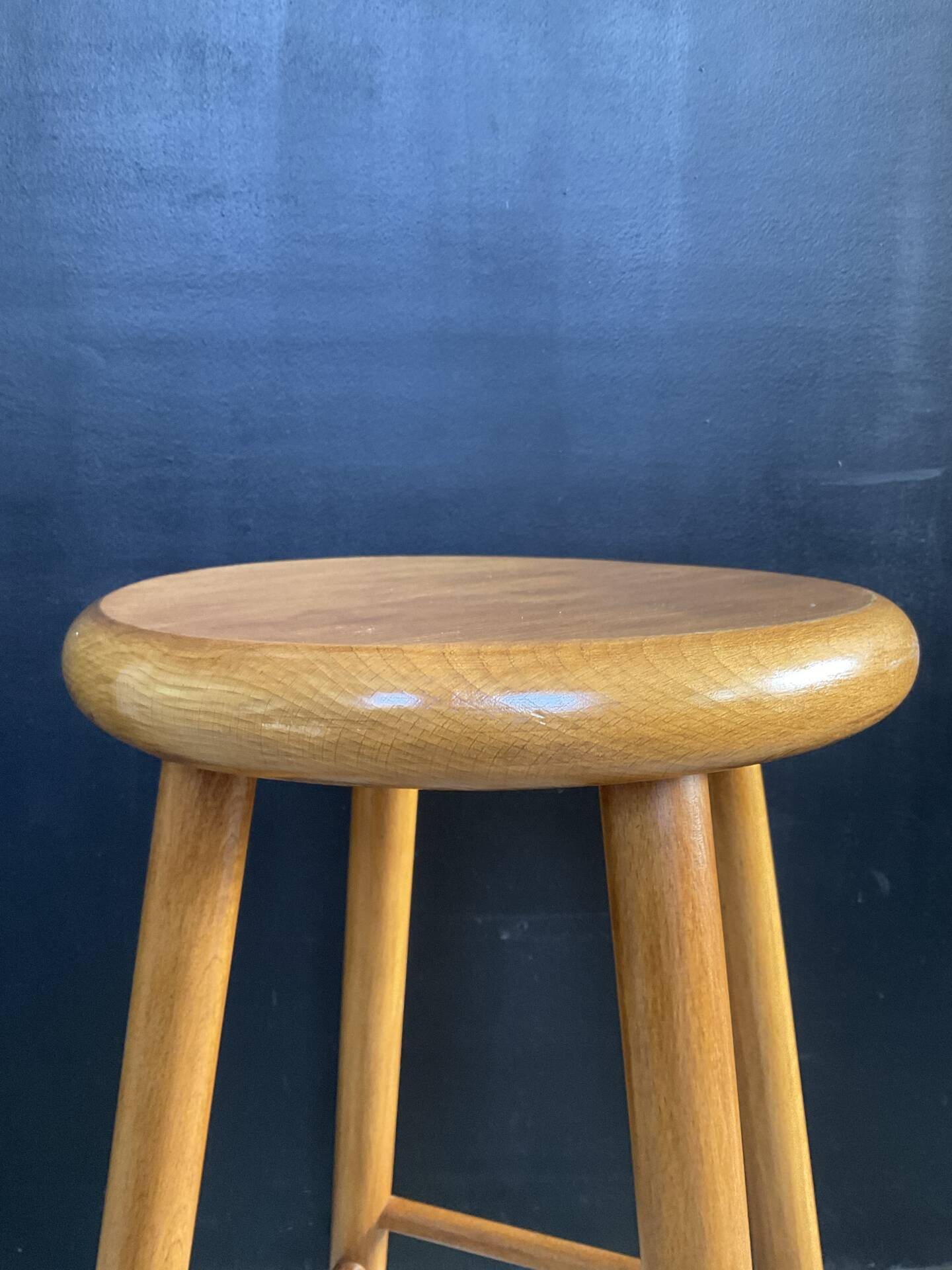 Vintage solid wood stool