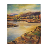 Peinture à l’huile encadrée