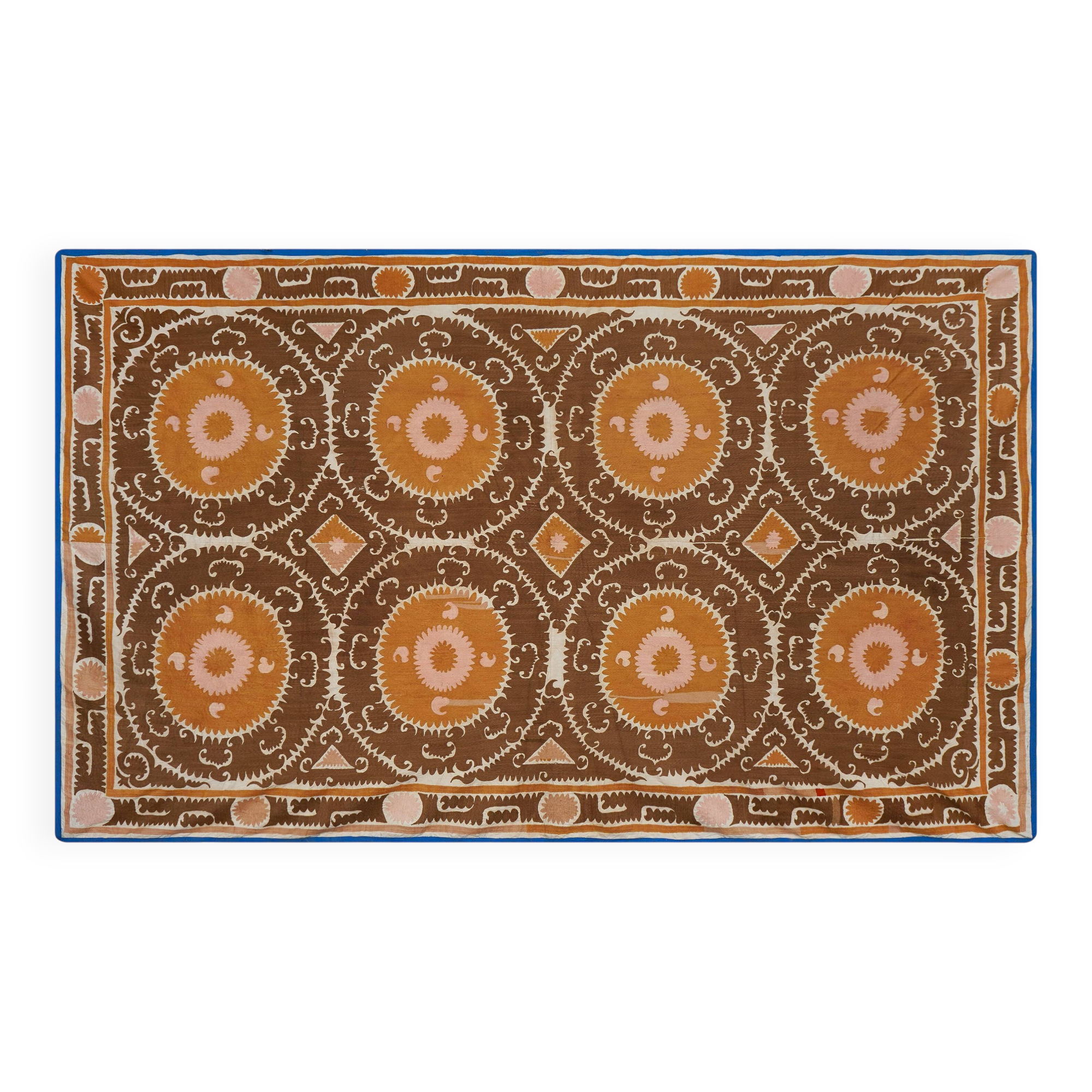Hand-knotted rug, vintage Turkish rug 230x370 cm