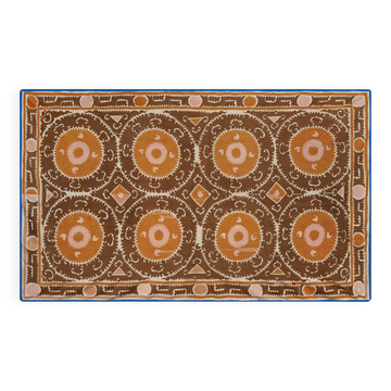 Hand-knotted rug, vintage Turkish rug 230x370 cm