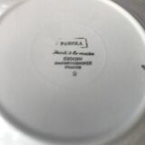 Fabiola Digoin Sarreguemines deep plates from the 50s