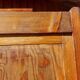 sliding door wardrobe, vintage, possible hanging space