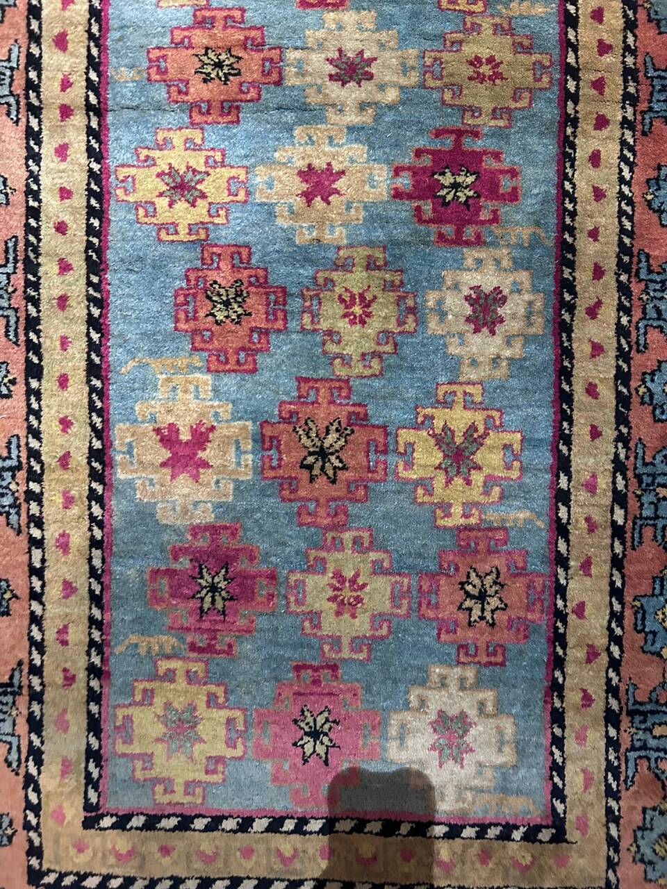 Kazak oriental hallway rug