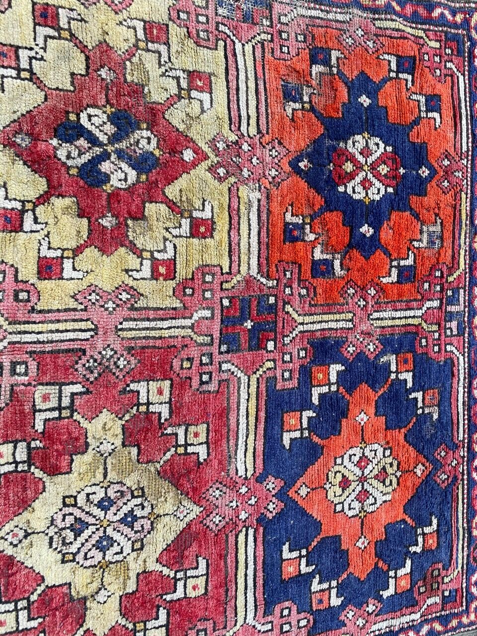 Ancient Turkish carpet Smyrne 130x197 cm