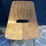 Barrel Chairs All wood Pierre Guariche ARP Steiner x2