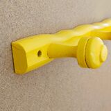 Wooden coat rack with 3 hooks