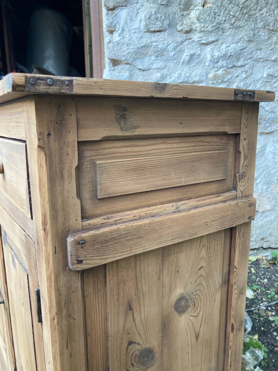 Vintage solid pine sideboard