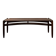 Vintage Teak Coffee Table, Mid Century Modern, Sculptural Arched Stretchers