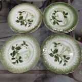 Antique K&G Lunéville France dessert plates