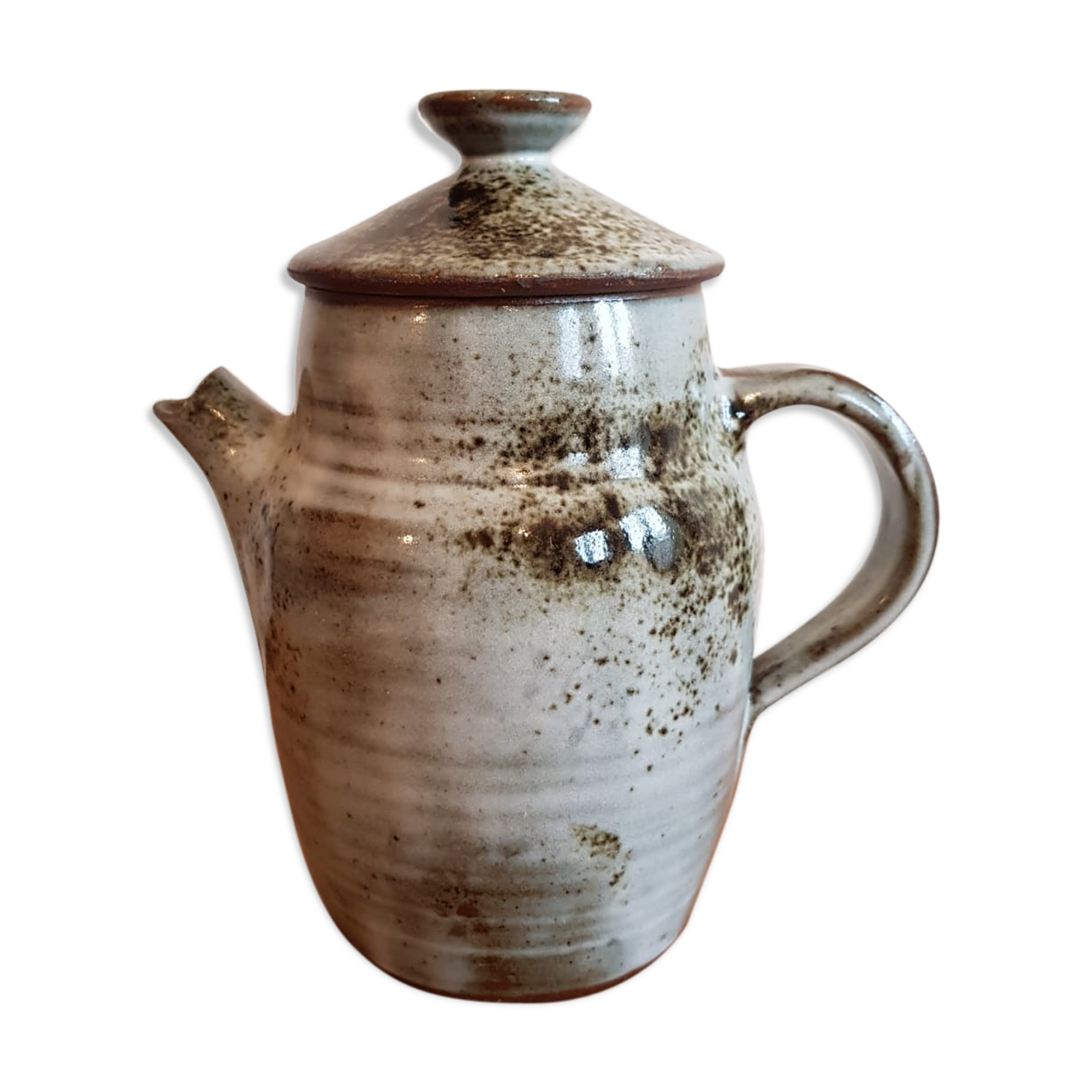 Glazed ceramic pot