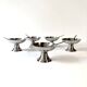 Ensemble de 5 coupes à glace et cuillères en Inox Guy Degrenne