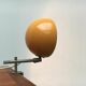 Minimalist German clamp lamp from the mid-century space age by Beisl, 1960s