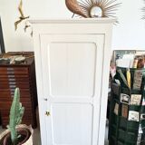Antique vintage white Parisian wardrobe