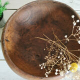 Old wooden bowl