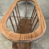 Vintage Scandinavian style magazine rack