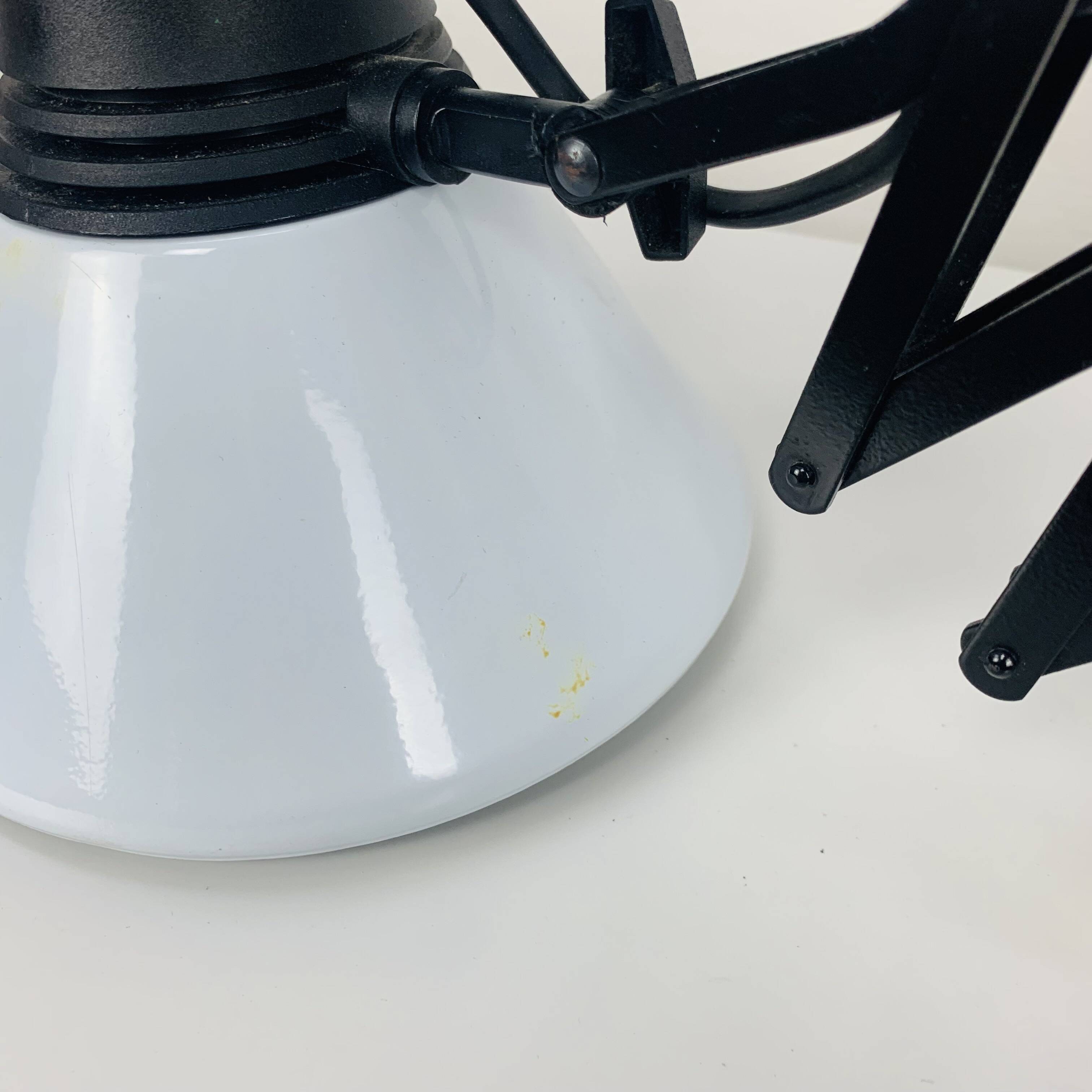Fase metal accordion wall light, 70s