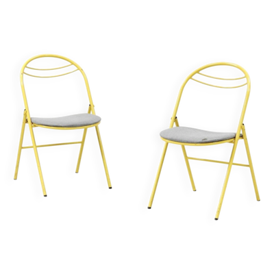 Paire de chaise « plichaise » édition Souvignet, 1980