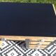 Vintage pine desk, restored