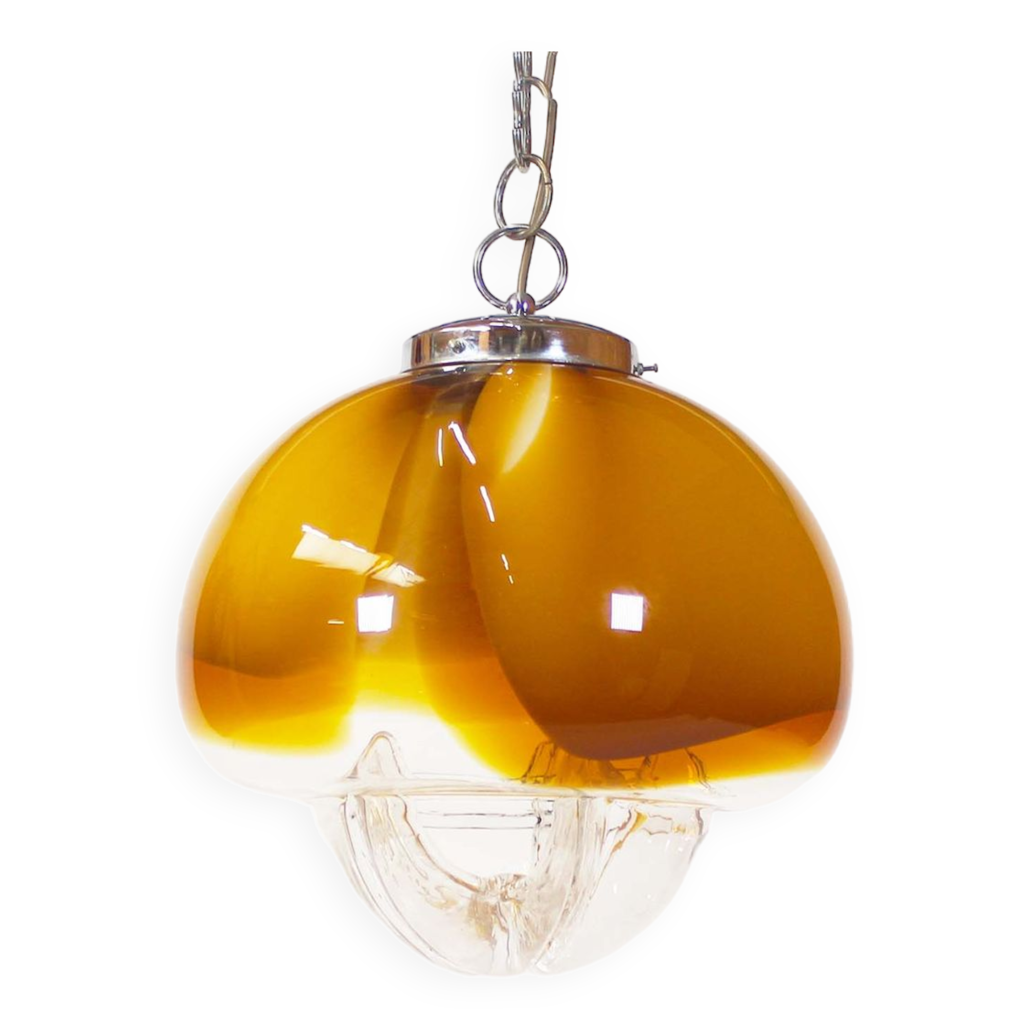 Suspension en verre Murano par Toni Zuccheri