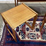 Suite de 3 tables gigognes en teck des années 70