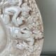 Ensemble Capodimonte – Coupe sur piédouche et plat décoratif