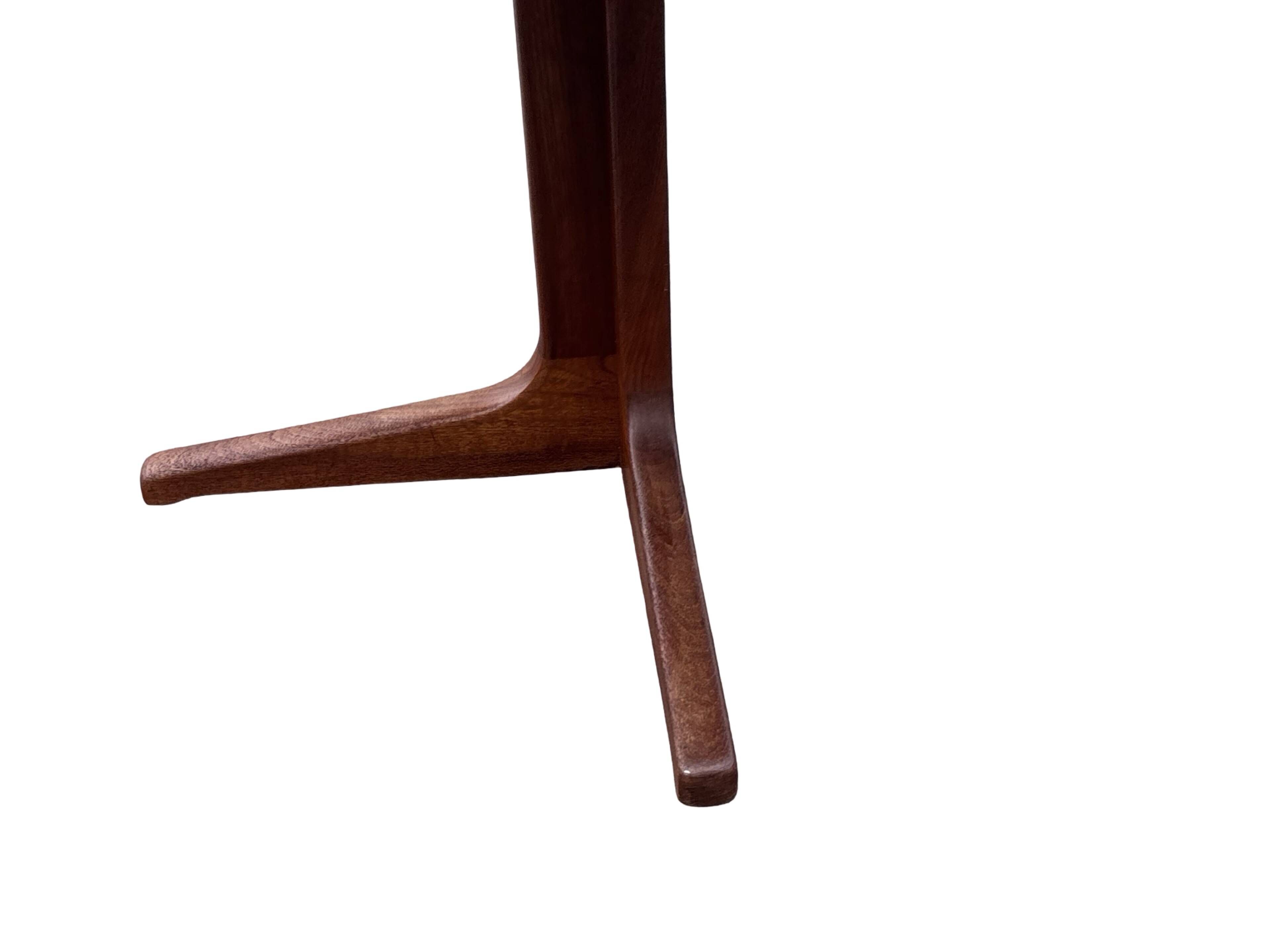 Vintage Teak Glostrup Dining Table Extendable Oval 1970s