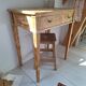 Bureau / Side table / Console in solid wood in Louis-Philippe style