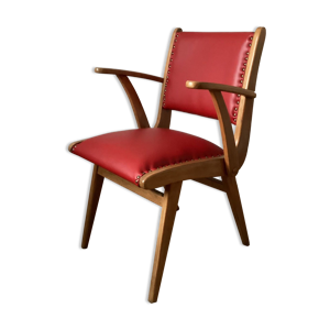 fauteuil bridge rouge